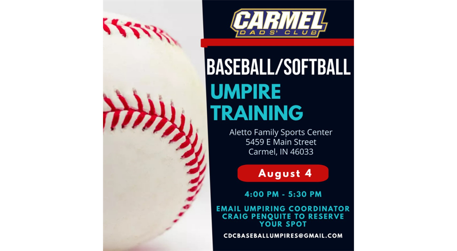 August 4th- Umpire Training