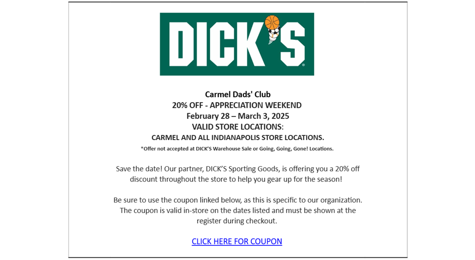 20% Off at DSG Feb. 28 - March 3